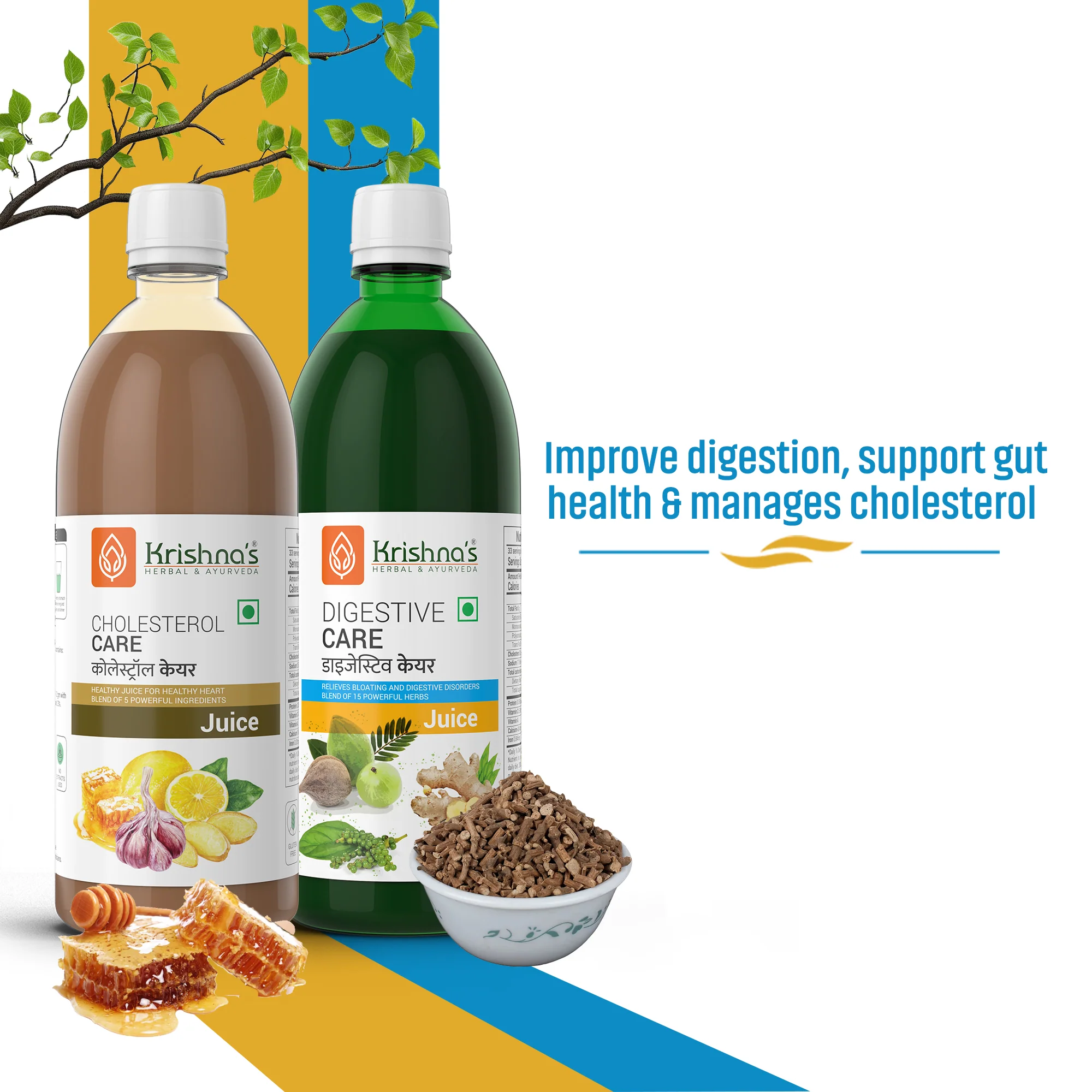 Digestive Care Juice 1000 ml | Cholesterol Care Juice 1000 ml